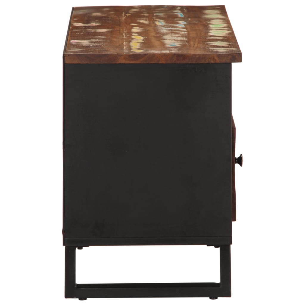 vidaXL Έπιπλο Τηλεόρασης 100x33x46εκ. Μασίφ Ανακυκλ. Ξύλο & Επεξ. Ξύλο