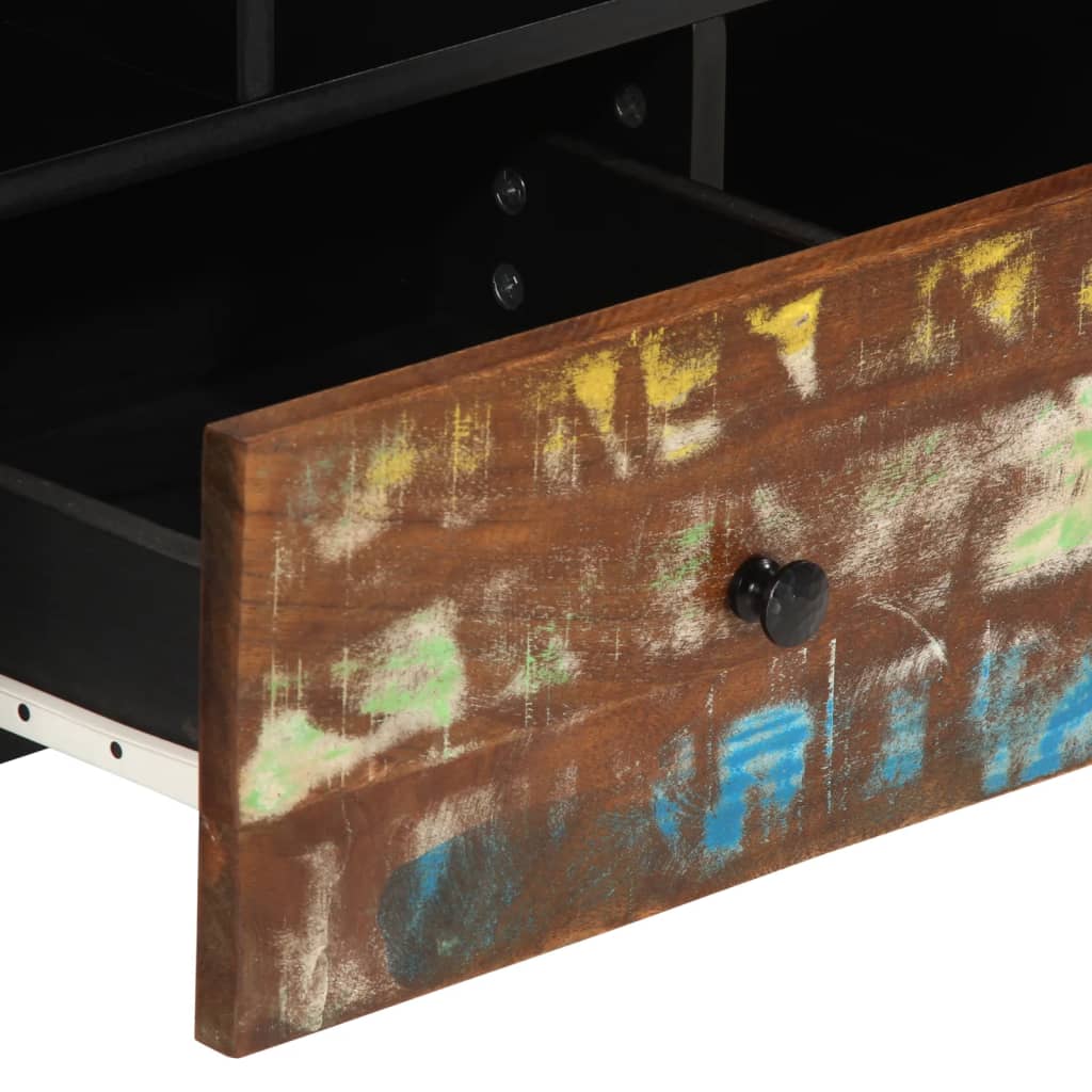 vidaXL Έπιπλο Τηλεόρασης 100x33x46εκ. Μασίφ Ανακυκλ. Ξύλο & Επεξ. Ξύλο