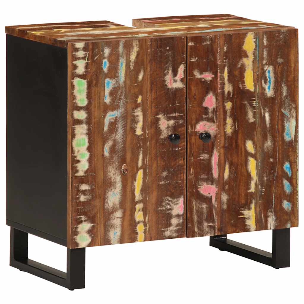 vidaXL Έπιπλο Νιπτήρα 62 x 33 x 58 εκ. Μασίφ Ανακυκλ. & Επεξ. Ξύλο