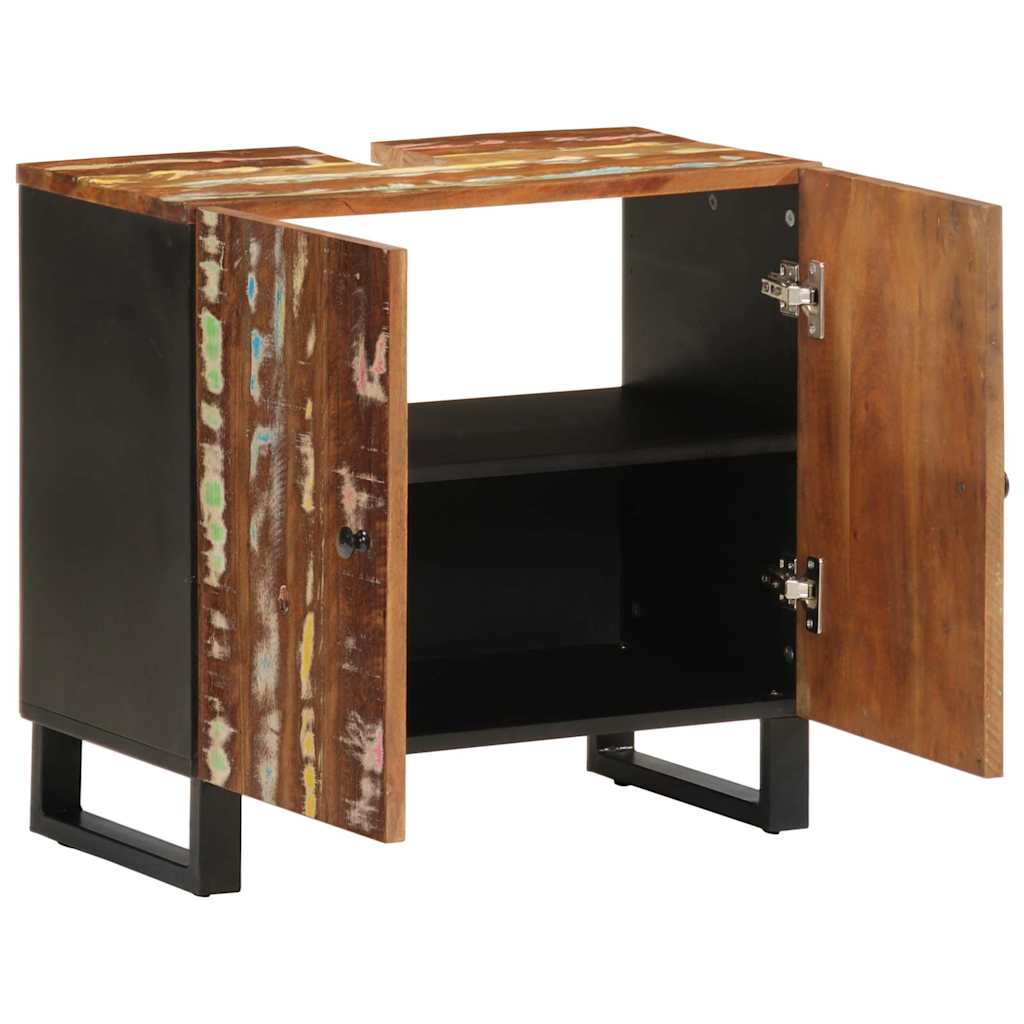 vidaXL Έπιπλο Νιπτήρα 62 x 33 x 58 εκ. Μασίφ Ανακυκλ. & Επεξ. Ξύλο