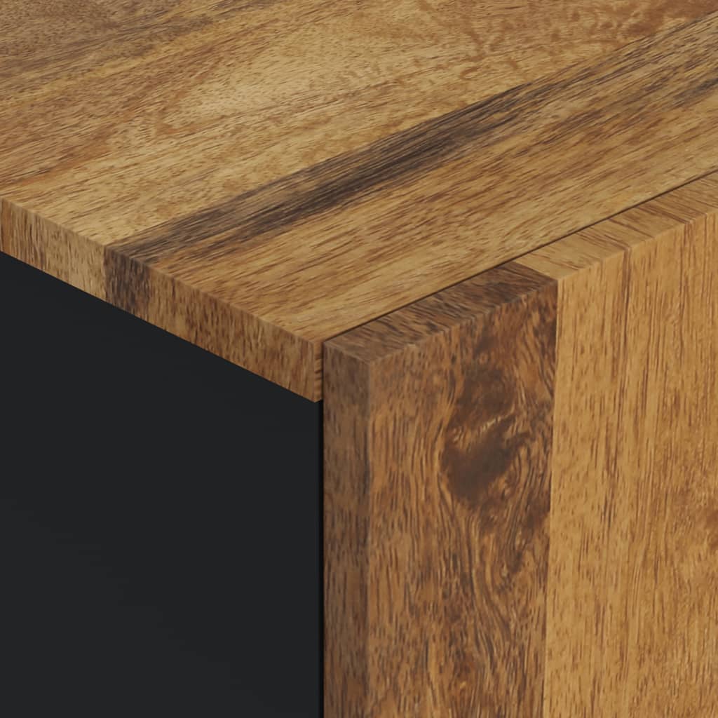 vidaXL Ντουλάπι Μπάνιου Επιτοίχιο 38x33x48 εκ. από Μασίφ Ξύλο Μάνγκο