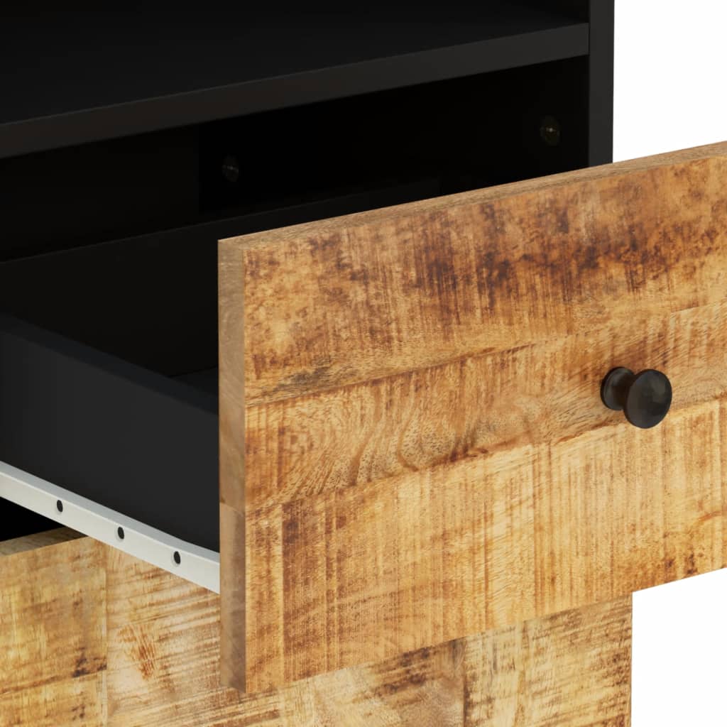 vidaXL Ντουλάπι Μπάνιου 38 x 33 x 160 εκ. από Μασίφ Ξύλο Μάνγκο