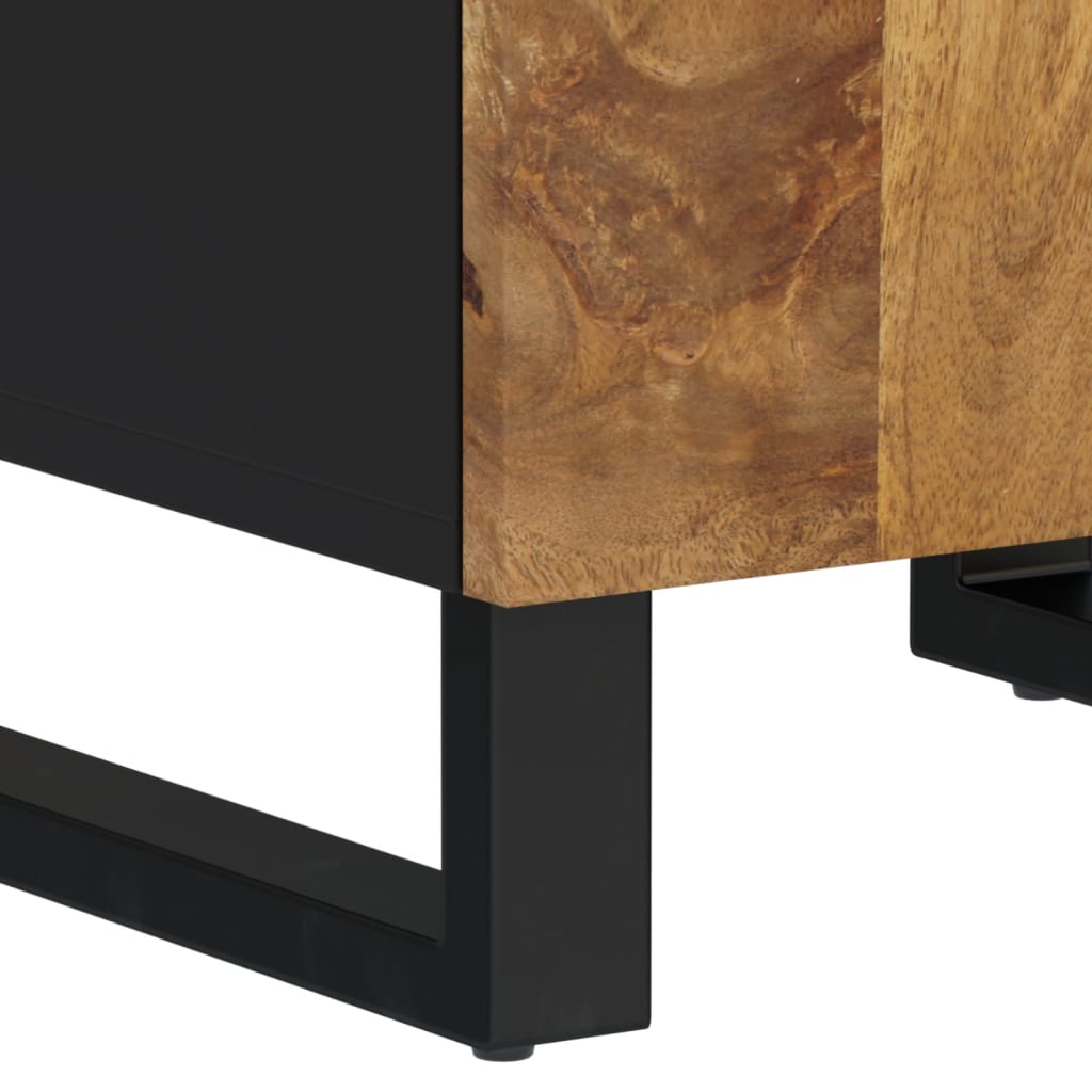 vidaXL Ντουλάπι Μπάνιου 38 x 33 x 160 εκ. από Μασίφ Ξύλο Μάνγκο