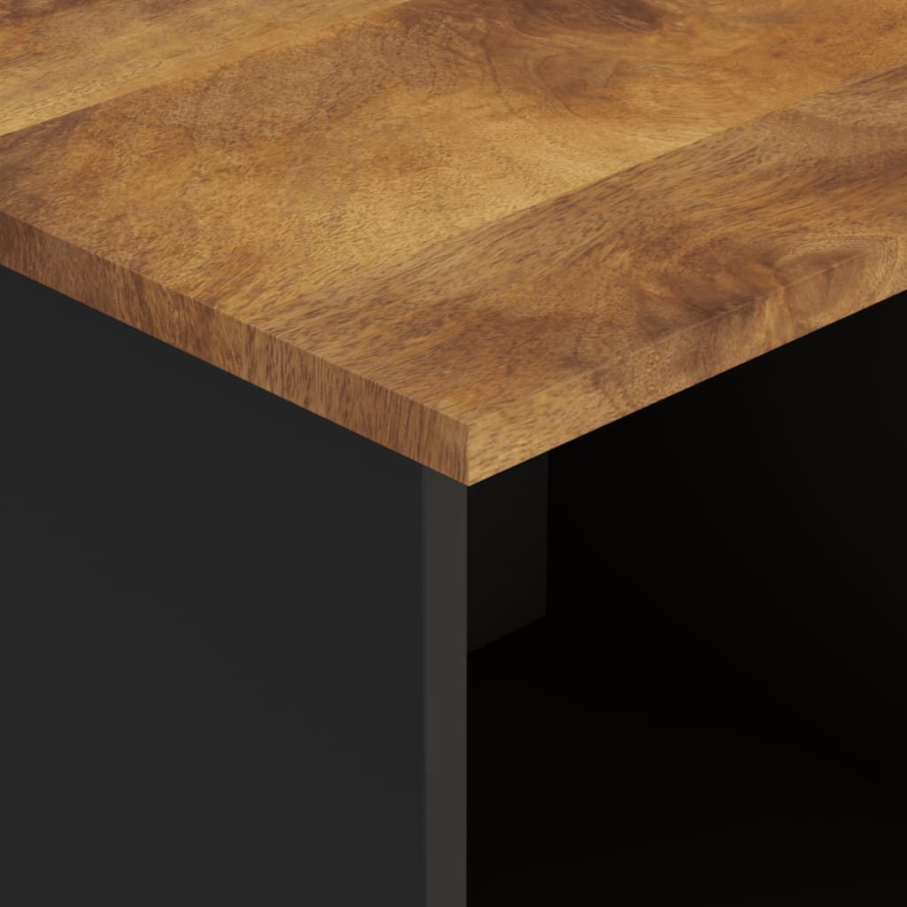 vidaXL Ντουλάπι Μπάνιου 38 x 33 x 160 εκ. από Μασίφ Ξύλο Μάνγκο