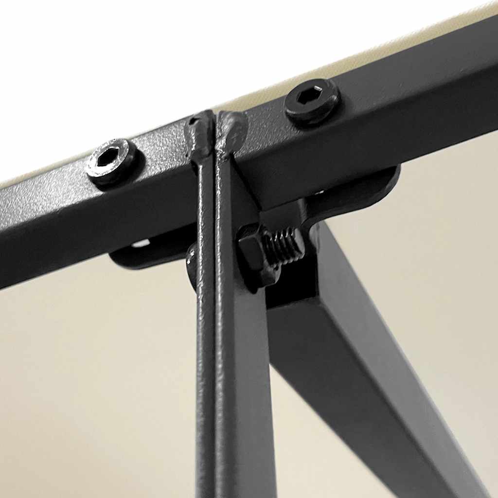 vidaXL Τέντα Κρεμ 4 x 3 μ. 180 γρ./μ² από Ύφασμα και Ατσάλι