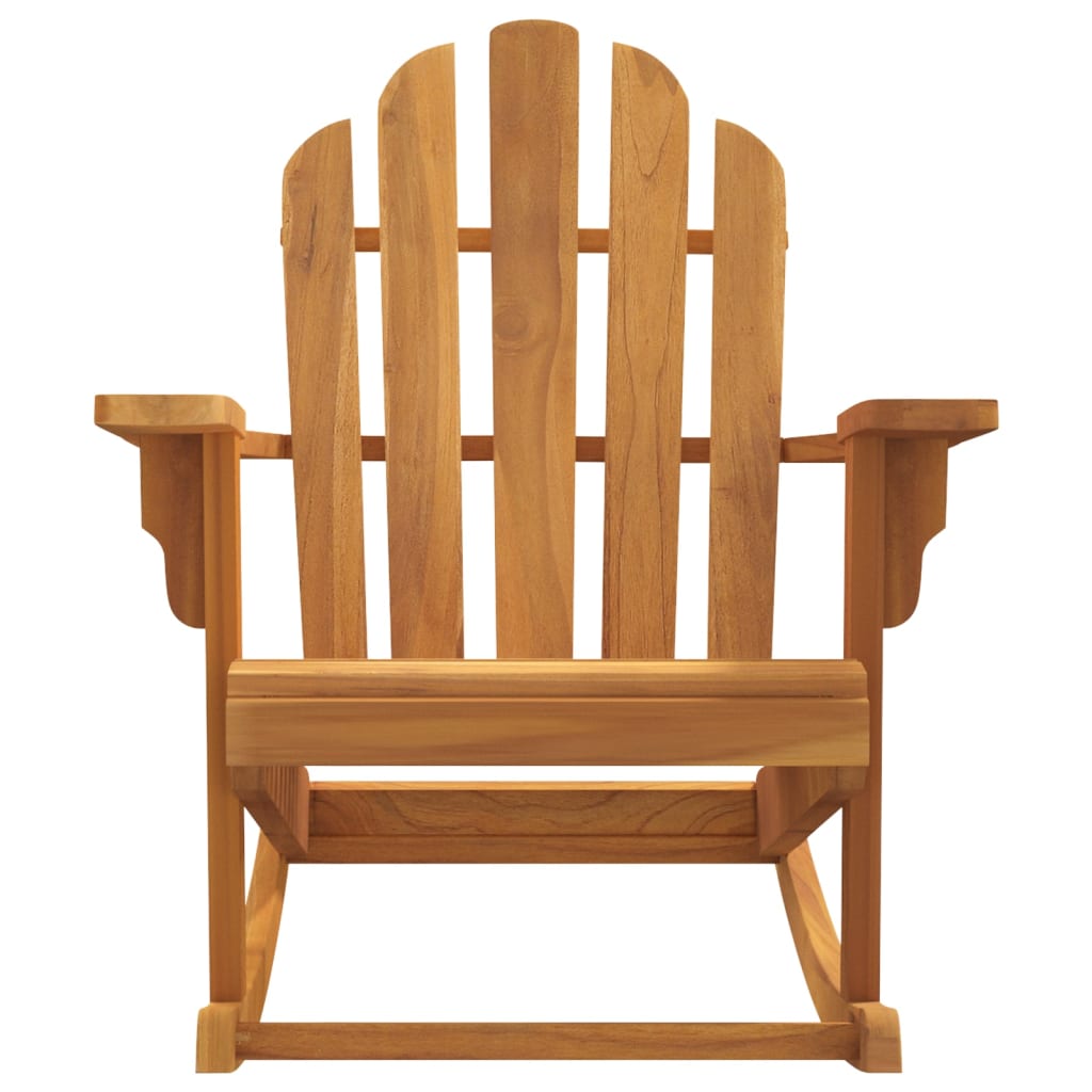 vidaXL Καρέκλες Κουνιστές Adirondack 2τεμ 79x100x103εκ Μασίφ Ξύλο Teak