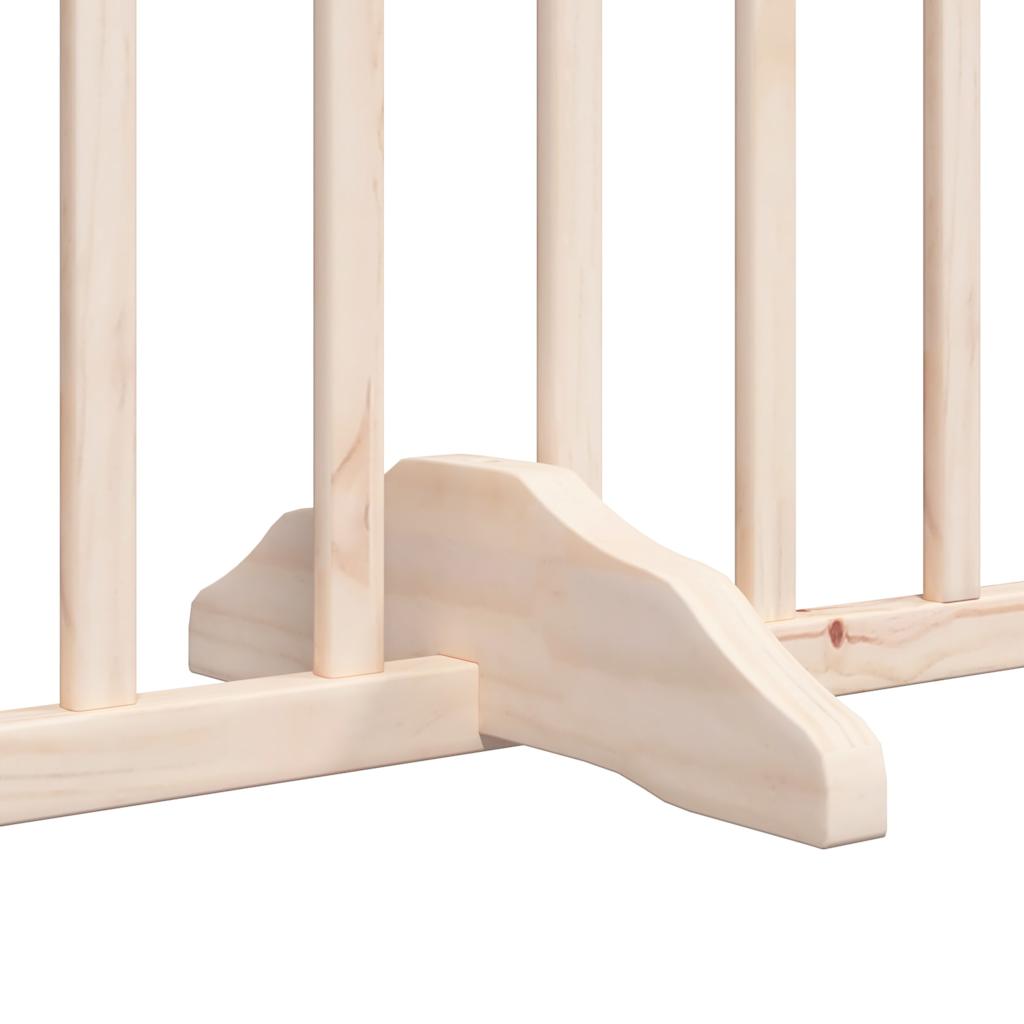 vidaXL Διαχωριστικό Σκύλων/Πόρτα Πτυσσόμενο 4 Πάνελ 320εκ. Ξύλο Λεύκας