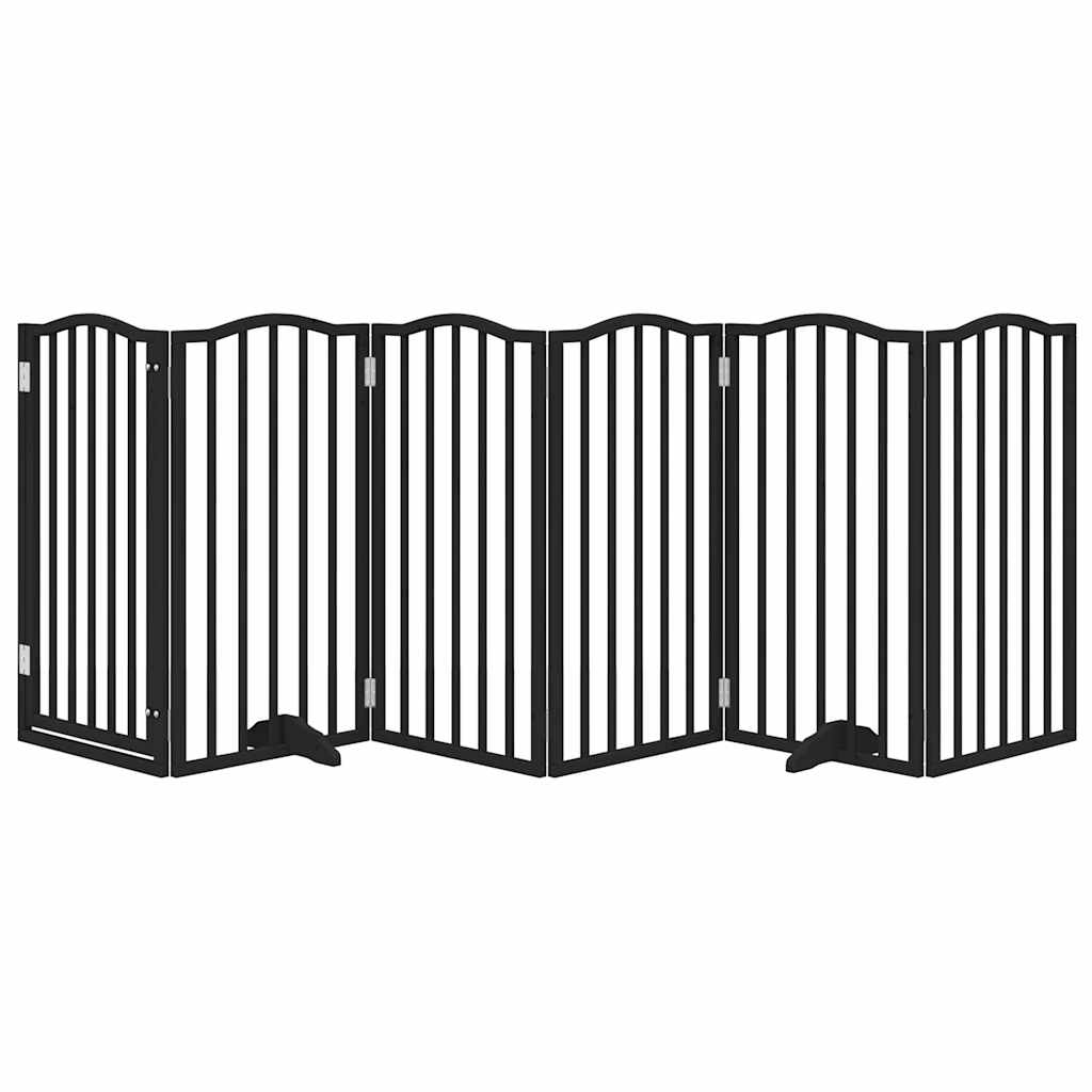 vidaXL Διαχωριστικό Σκύλων/Πόρτα Πτυσσόμενο 6 Πάνελ 300εκ. Ξύλο Λεύκας