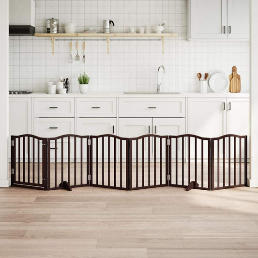 vidaXL Διαχωριστικό Σκύλων/Πόρτα Πτυσσόμενο 6 Πάνελ 300εκ. Ξύλο Λεύκας