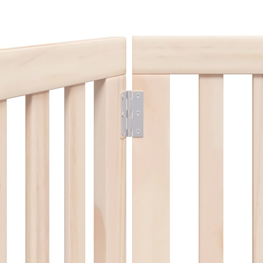 vidaXL Διαχωριστικό Σκύλων Πτυσσόμενο 3 Πάνελ 150 εκ. Ξύλο Λεύκας