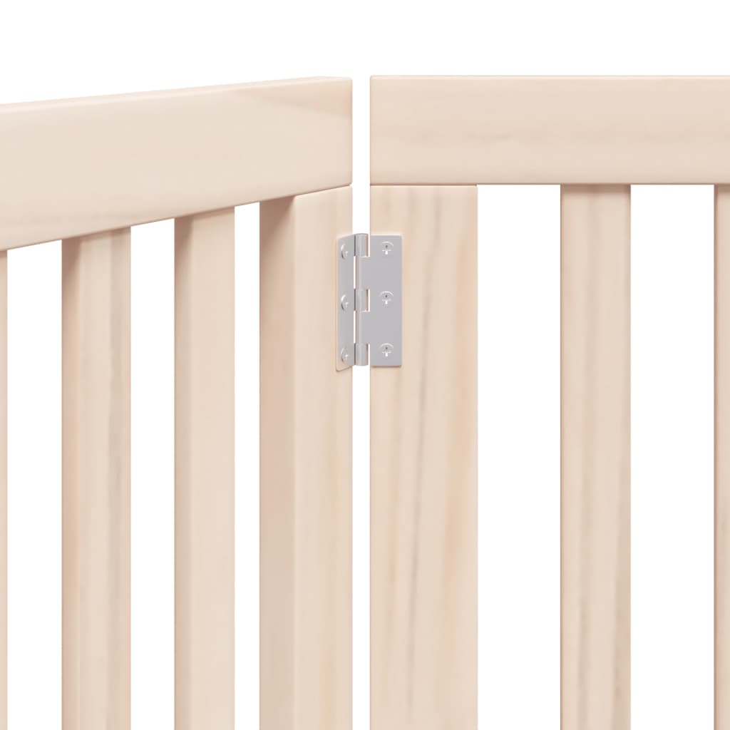 vidaXL Διαχωριστικό Σκύλων Πτυσσόμενο 3 Πάνελ 150 εκ. Ξύλο Λεύκας