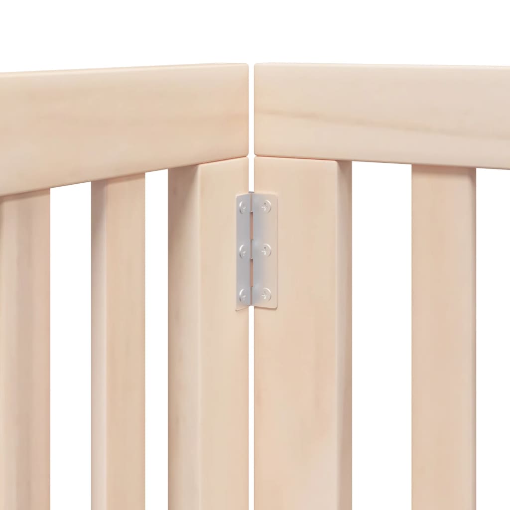 vidaXL Διαχωριστικό Σκύλων/Πόρτα Πτυσσόμενο 6 Πάνελ 300εκ. Ξύλο Λεύκας