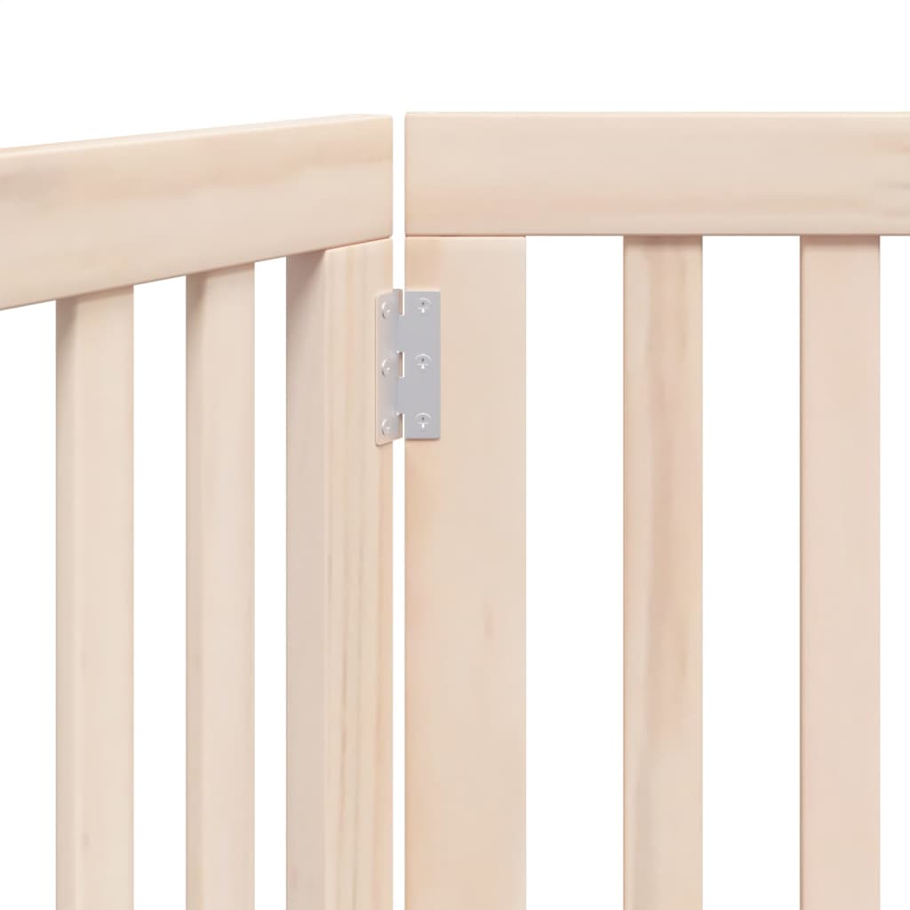 vidaXL Διαχωριστικό Σκύλων Πτυσσόμενο 2 Πάνελ 160 εκ. Ξύλο Λεύκας