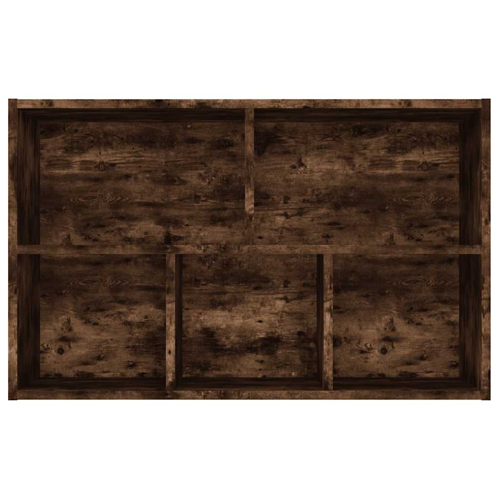 vidaXL Βιβλιοθήκη/Ντουλάπι Καπνιστή Δρυς 50x25x80 εκ. Επεξεργ. Ξύλο