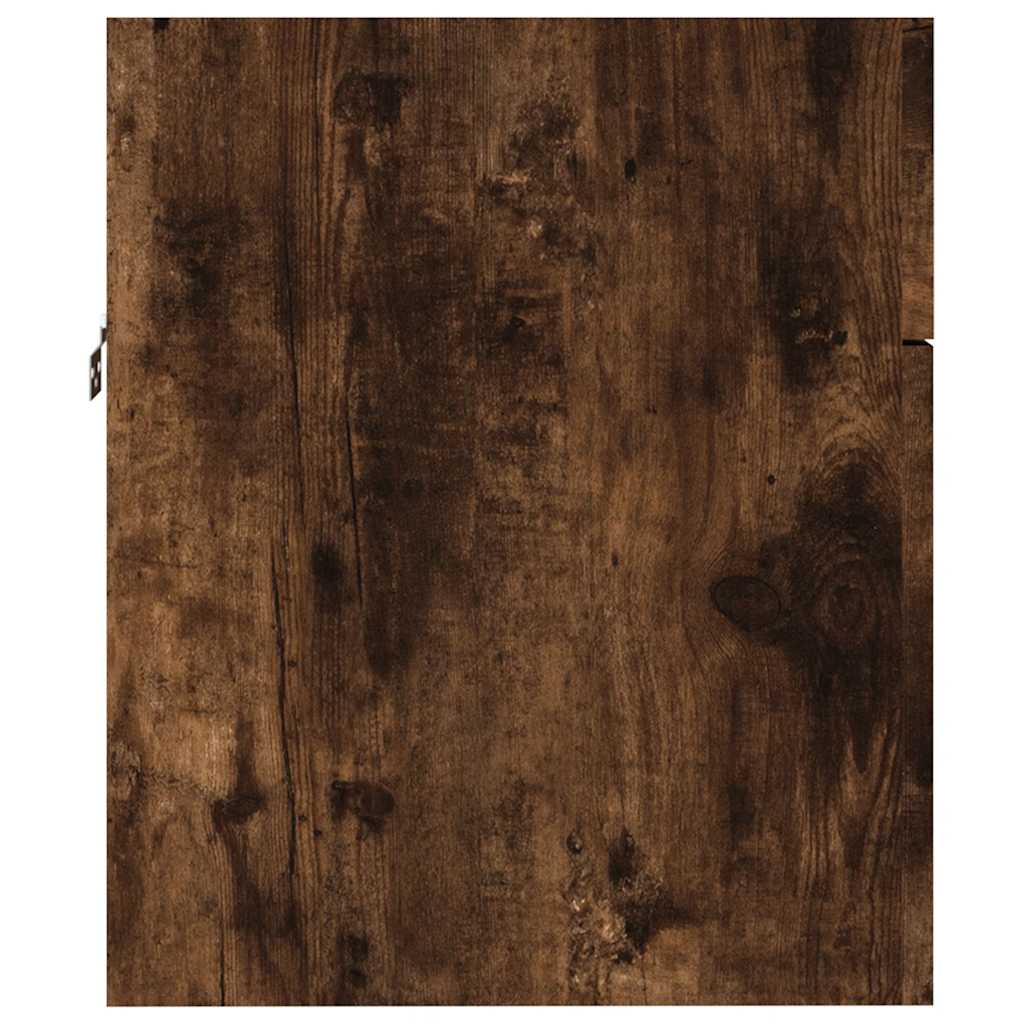 vidaXL Σετ Επίπλων Μπάνιου 2 Τεμαχίων Καπνιστή Δρυς από Τεχν. Ξύλο