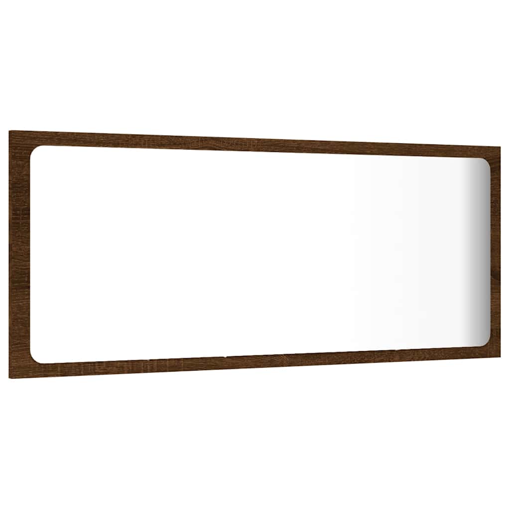 vidaXL Σετ Επίπλων Μπάνιου 2 Τεμαχίων Καφέ Δρυς από Τεχν. Ξύλο