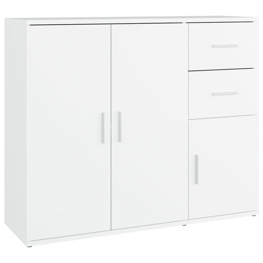 vidaXL Ντουλάπι Λευκό 91 x 29,5 x 75 εκ. από Επεξεργασμένο Ξύλο