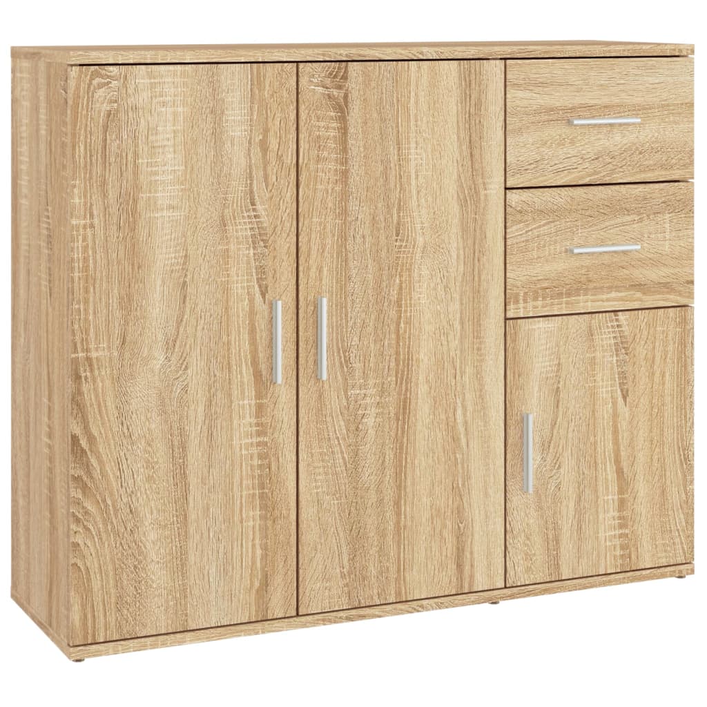 vidaXL Συρταριέρα Sonoma Δρυς 91x29,5x75 εκ. Επεξεργασμένο Ξύλο
