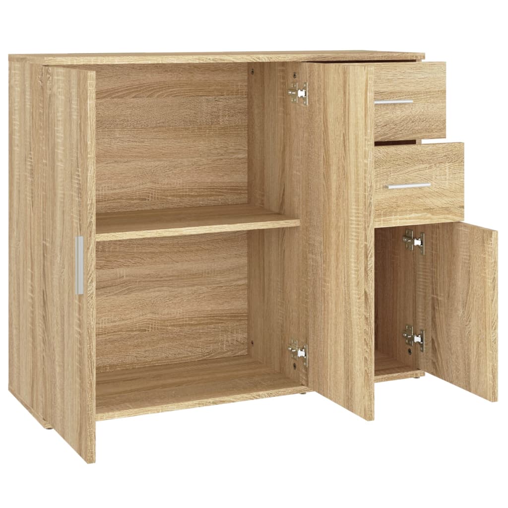vidaXL Συρταριέρα Sonoma Δρυς 91x29,5x75 εκ. Επεξεργασμένο Ξύλο