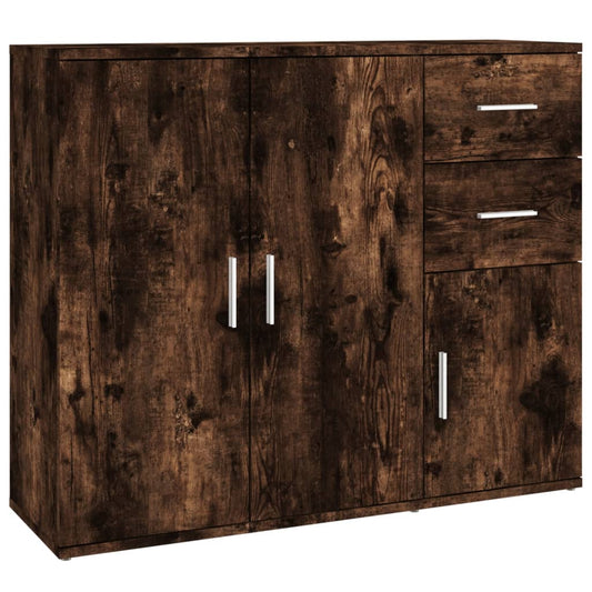 vidaXL Ντουλάπι Καπνιστή Δρυς 91x29,5x75 εκ. από Επεξεργασμένο Ξύλο
