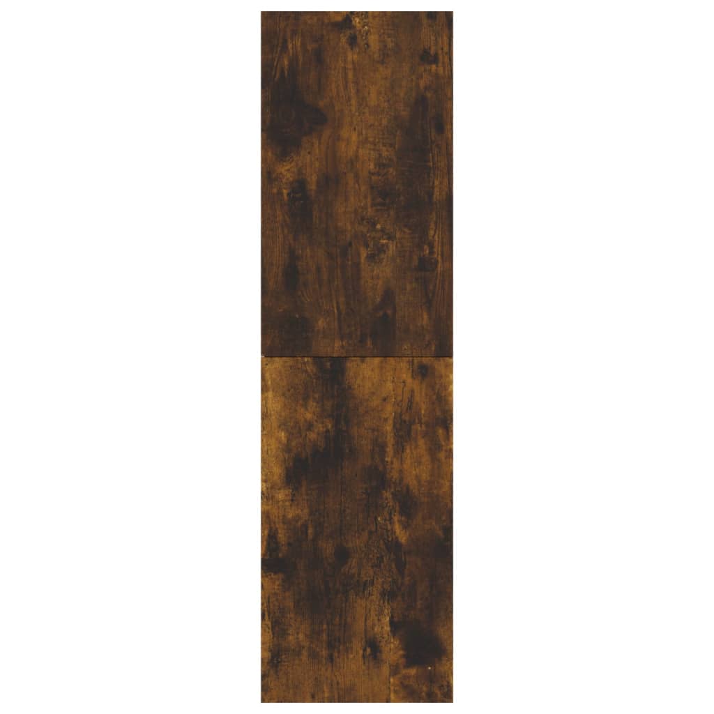 vidaXL Έπιπλο Τηλεόρασης Επιτοίχιο Καπνιστή Δρυς 30,5 x 30 x 110 εκ.