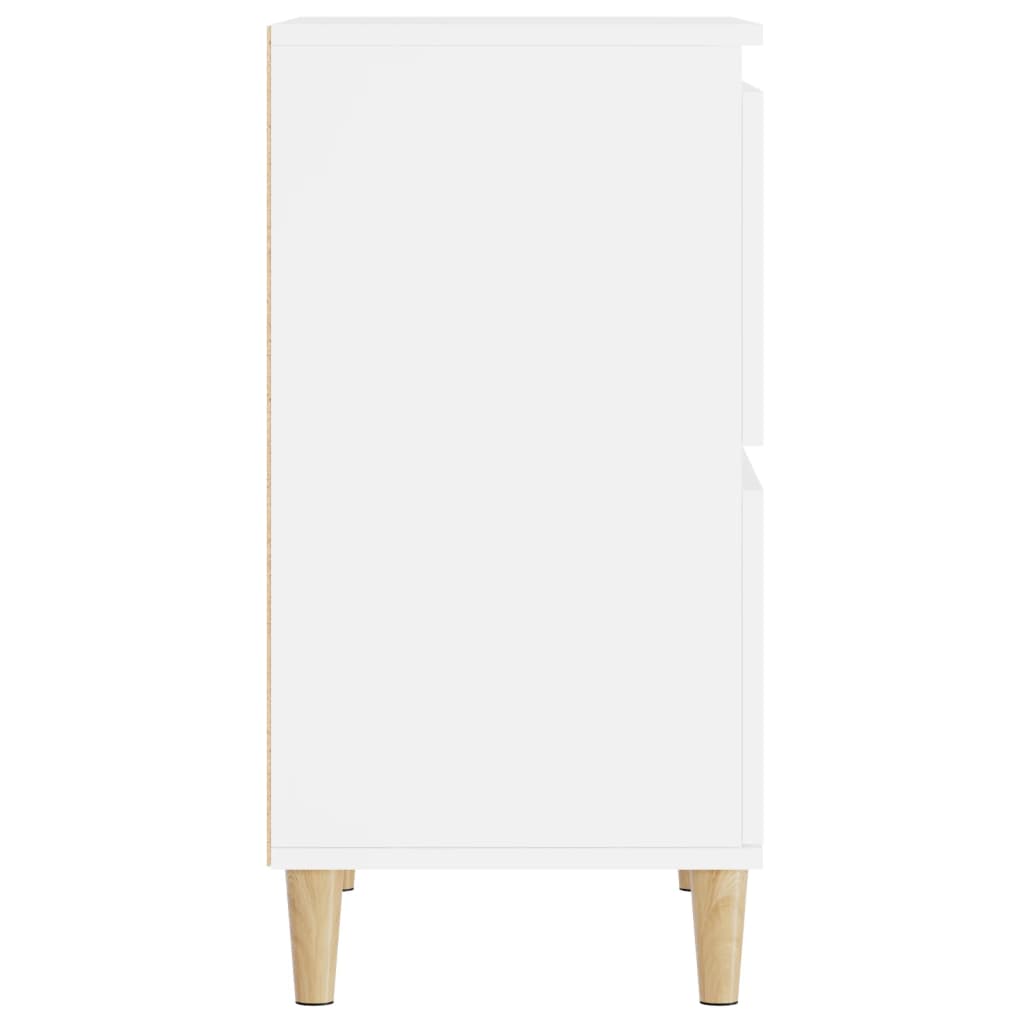 vidaXL Συρταριέρα Λευκή 60 x 35 x 70 εκ. από Επεξεργασμένο Ξύλο