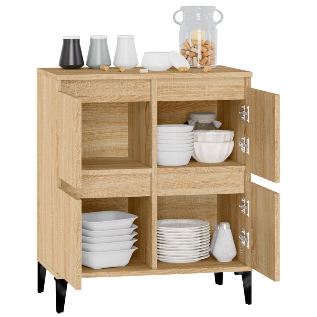 vidaXL Συρταριέρα Sonoma Δρυς 60x35x70 εκ. Επεξεργασμένο Ξύλο