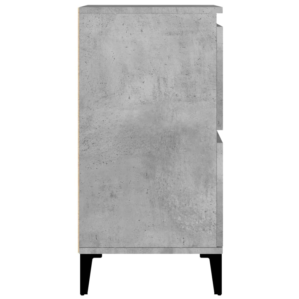 vidaXL Ντουλάπι Γκρι Σκυροδέματος 60x35x70 εκ. Επεξεργασμένο Ξύλο