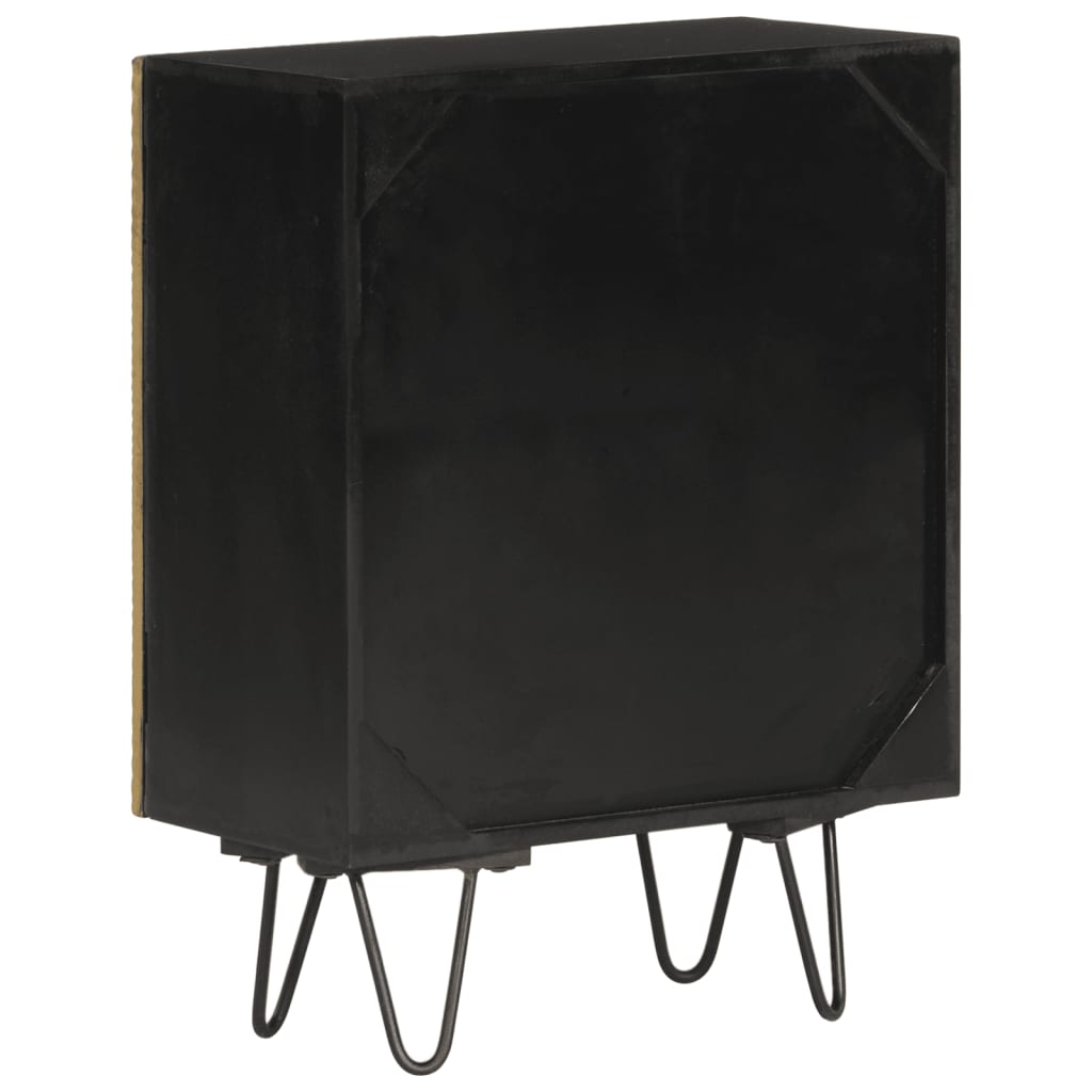 vidaXL Ντουλάπι 55 x 30 x 75 εκ. από Μασίφ Ξύλο Μάνγκο