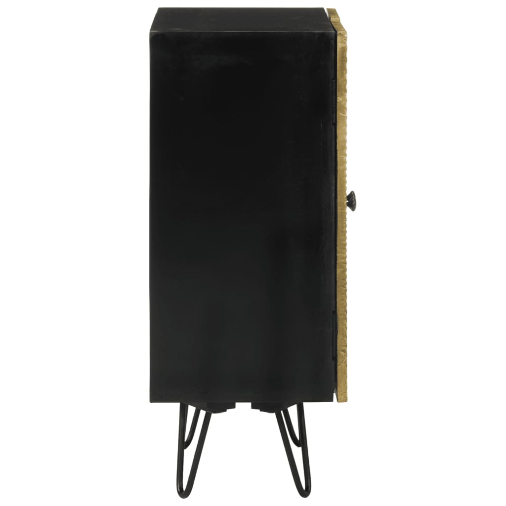 vidaXL Ντουλάπι 55 x 30 x 75 εκ. από Μασίφ Ξύλο Μάνγκο