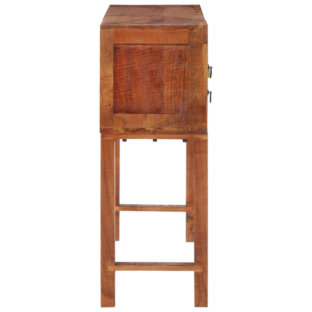 vidaXL Τραπέζι Κονσόλα 120 x 32 x 80 εκ. από Μασίφ Ακατ. Ξύλο Ακακίας