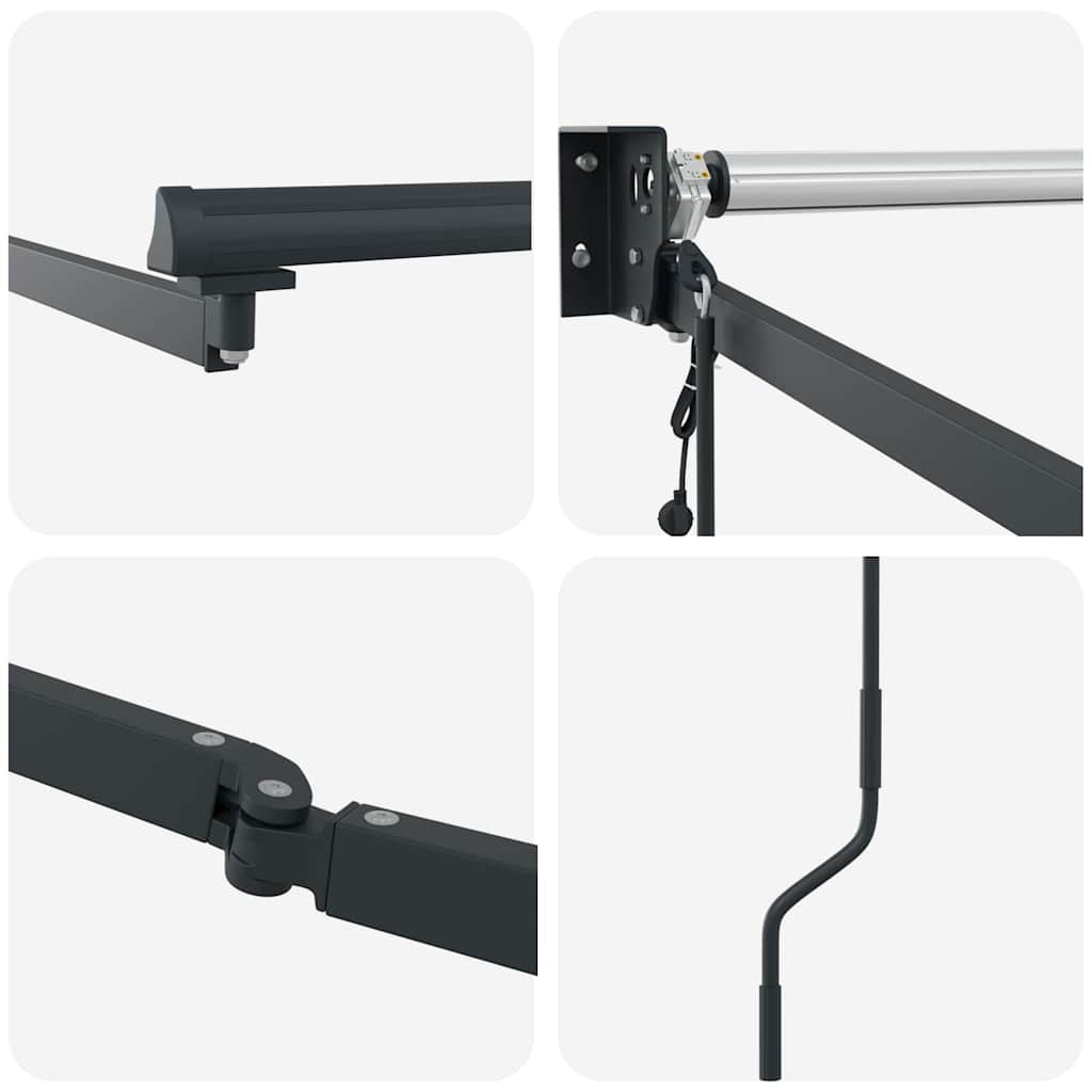 vidaXL Electric Awning Frame 4 x 3 m Ανθρακί