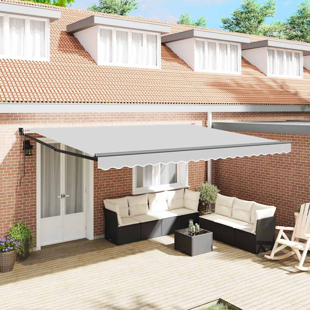 vidaXL Electric Awning Frame 4,5 x 3 m Ανθρακί