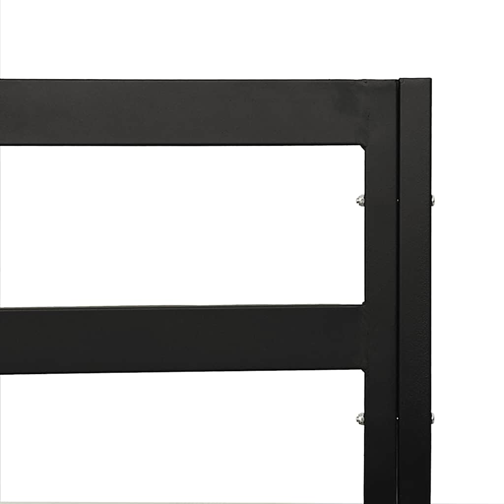 vidaXL Καρέκλες Κήπου 2 τεμ. 68 x 76 x 79 εκ. Ατσάλι με Γκρι Μαξιλάρια