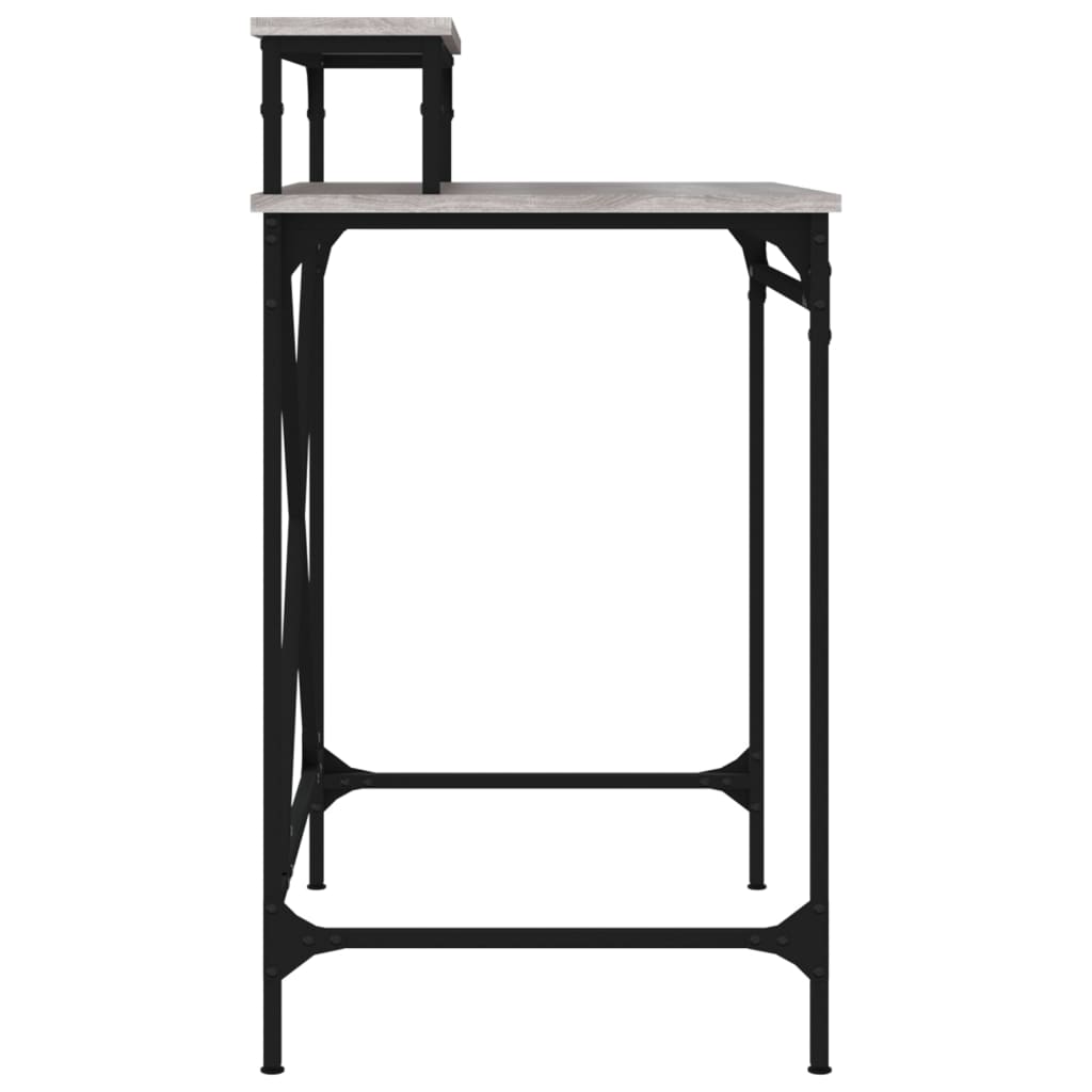 vidaXL Γραφείο Γκρι Sonoma 80x50x90 εκ. από Επεξεργασμένο Ξύλο