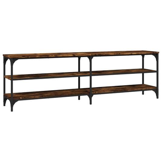 vidaXL Έπιπλο Τηλεόρασης Καπνιστή Δρυς 160 x 30 x 50 εκ. Επεξ. Ξύλο