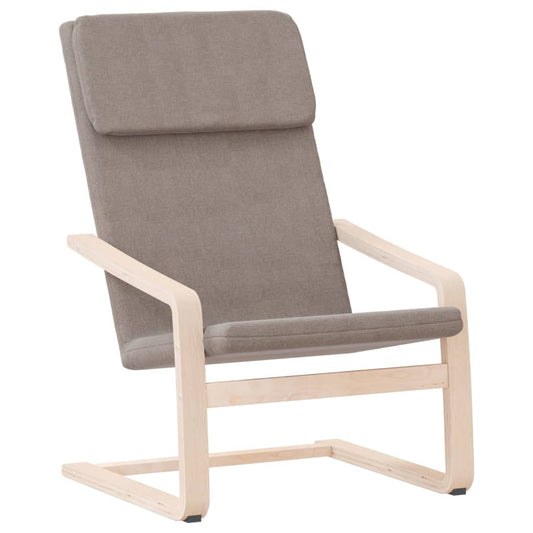 vidaXL Πολυθρόνα Relax Taupe Υφασμάτινη