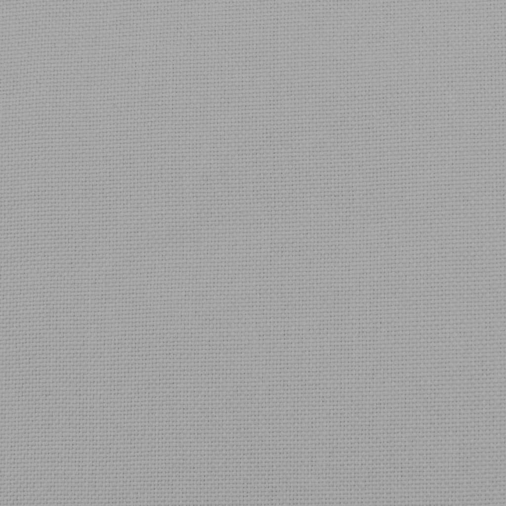 vidaXL Υποπόδιο Ανοιχτό Γκρι 51 x 41 x 40 εκ. Υφασμάτινο