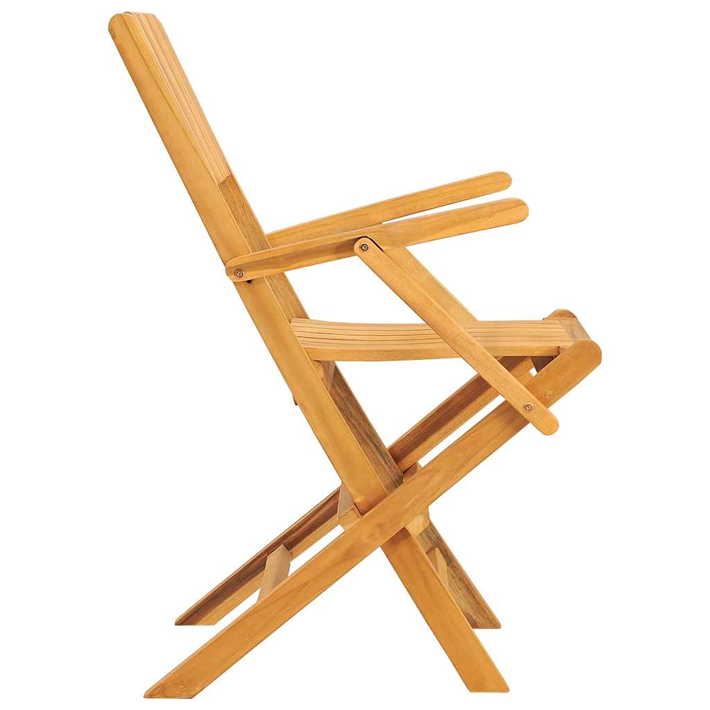 vidaXL Καρέκλες Κήπου Πτυσσόμενες 6 τεμ. 55x62x90 εκ. Μασίφ Ξύλο Teak