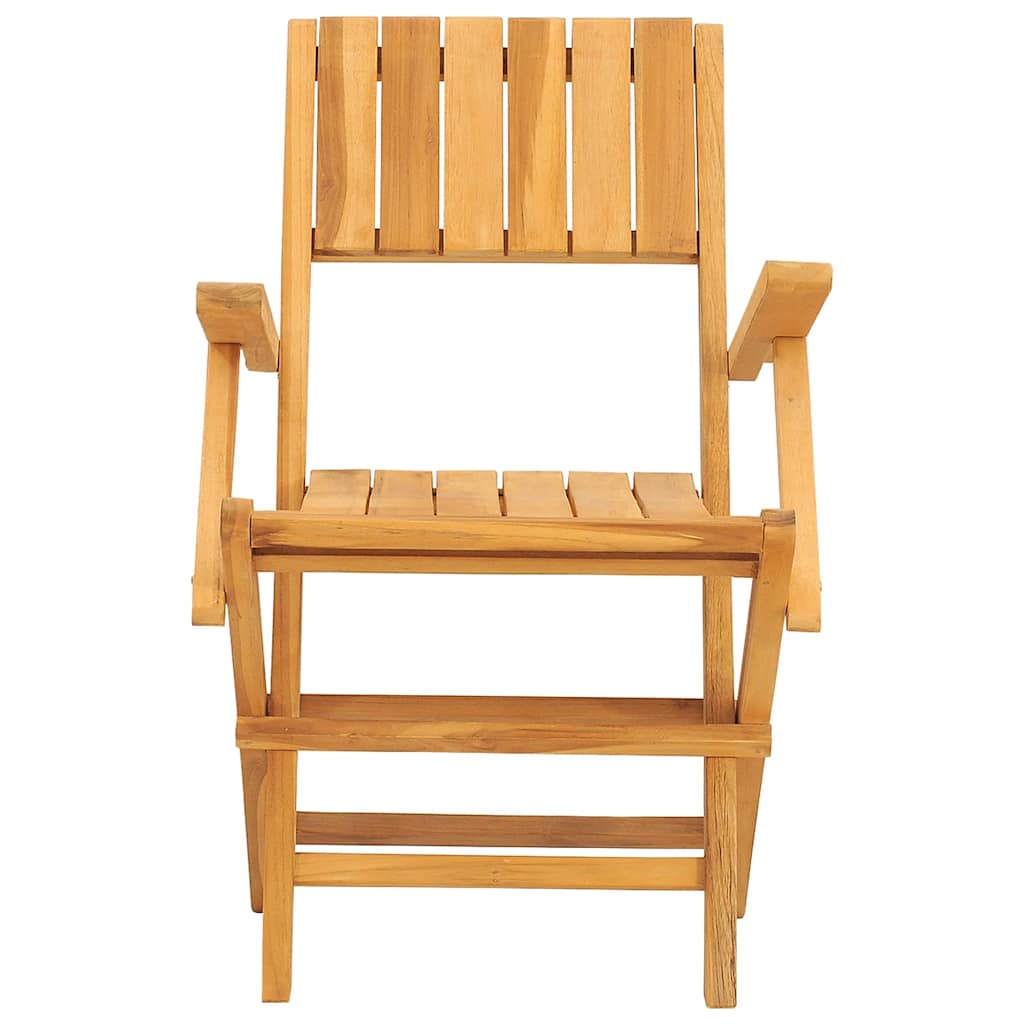 vidaXL Καρέκλες Κήπου Πτυσσόμενες 8 τεμ. 55x62x90 εκ. Μασίφ Ξύλο Teak
