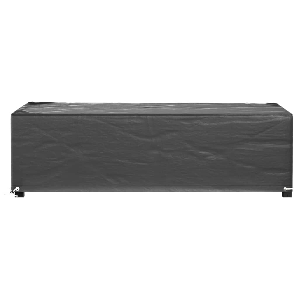 vidaXL Καλύμματα Επίπλων Κήπου 2 τεμ με 8 Κρίκους Ορθ. 125x70x35 εκ.