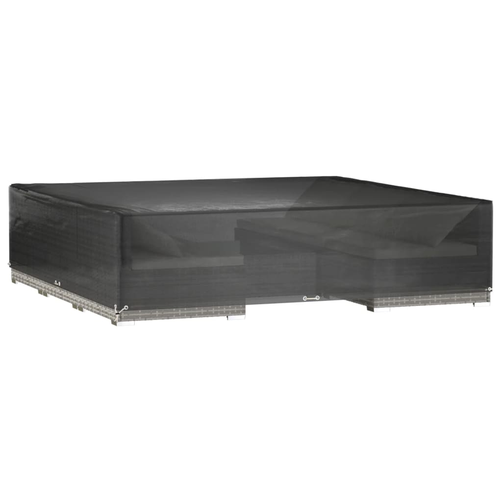 vidaXL Κάλυμμα Επίπλων Κήπου 2 τεμ Τετράγ. με 16 Κρίκους 240x240x55 εκ