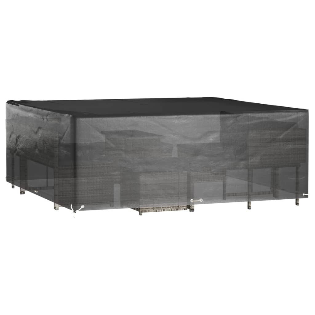 vidaXL Κάλυμμα Επίπλων Κήπου 2 τεμ Τετράγ. με 16 Κρίκους 300x300x75 εκ