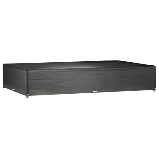 vidaXL Κάλυμμα Επίπλων Κήπου 2 τεμ. Ορθογ. με 16 Κρίκους 325x205x60 εκ