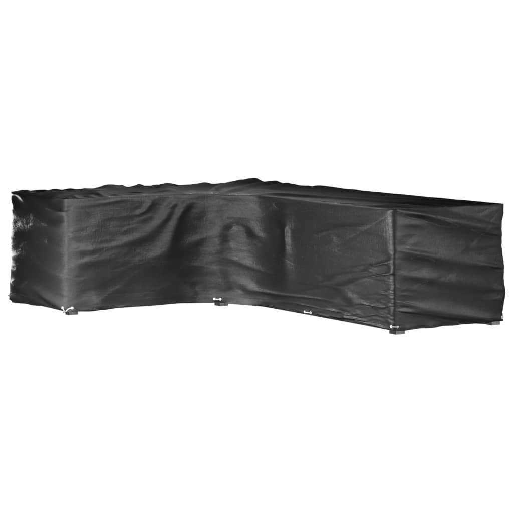 vidaXL Καλύμματα Επίπλων Σχήμα Γ με 18 Κρίκους 2 τεμ. 220x285x80 εκ.