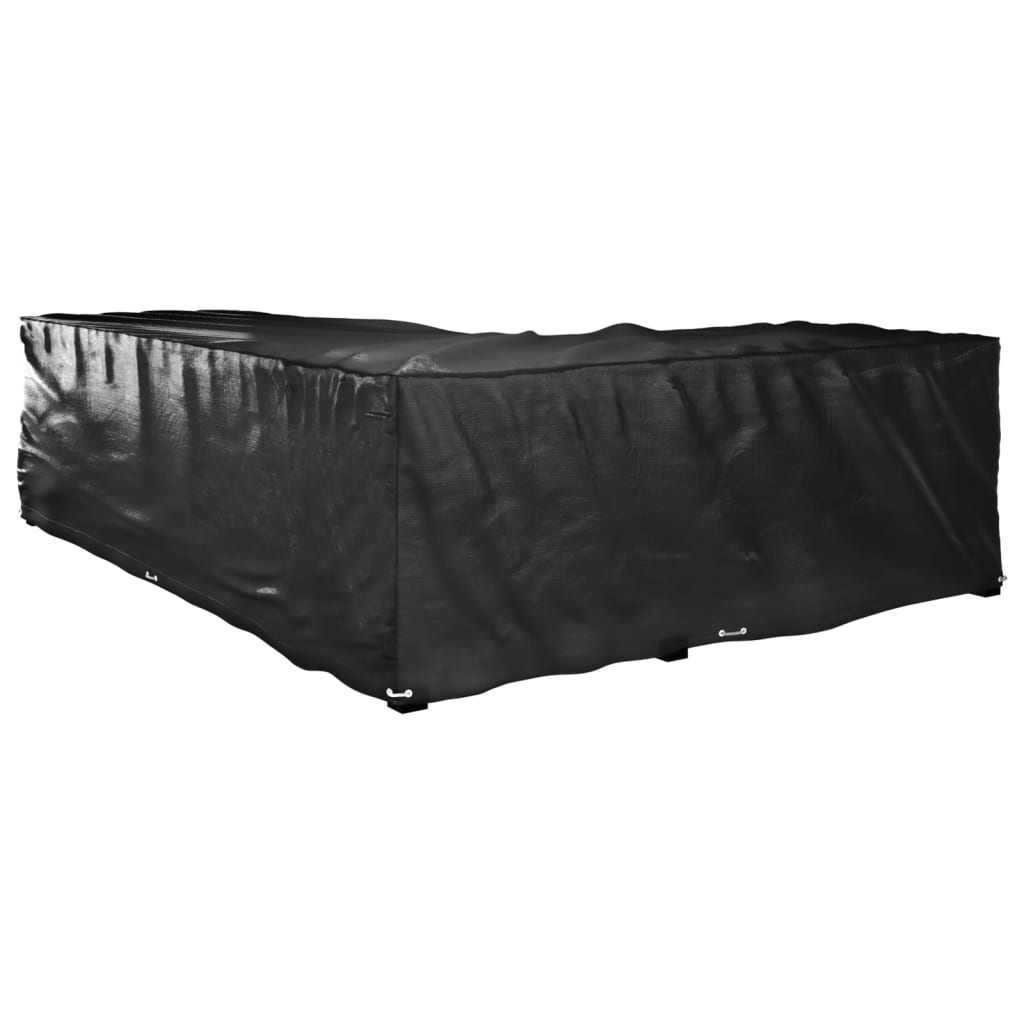 vidaXL Καλύμματα Επίπλων Σχήμα Γ με 18 Κρίκους 2 τεμ. 220x285x80 εκ.