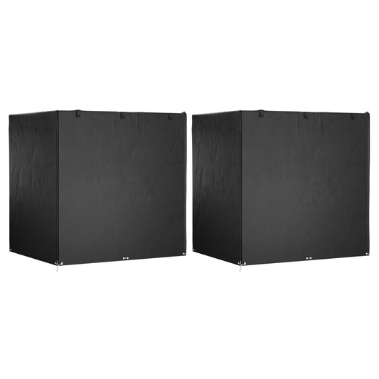 vidaXL Καλύμματα Κούνιας 12 Κρίκοι 2 τεμ. 220x177x220 εκ. Πολυαιθ.