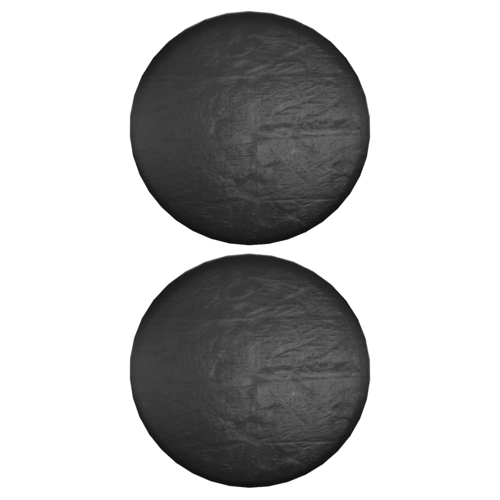 vidaXL Καλύμματα Νησίδας Σαλονιού Στρογγυλό 2τεμ με 8 ΚρίκουςØ188x55εκ