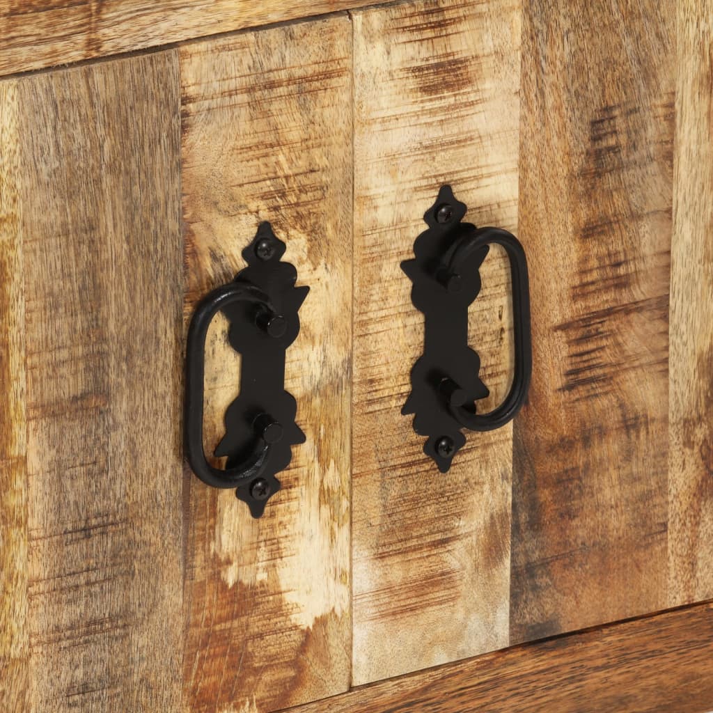 vidaXL Μπουφές 80 x 30 x 65 εκ. από Μασίφ Ακατέργαστο Ξύλο Μάνγκο