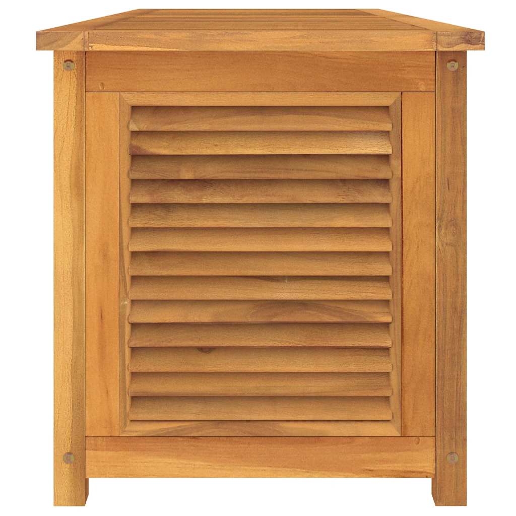 vidaXL Μπαούλο Αποθήκευσης Κήπου με Τσάντα 150x50x55εκ Μασίφ Ξύλο Teak